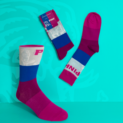 Pink Elephant Custom Socks