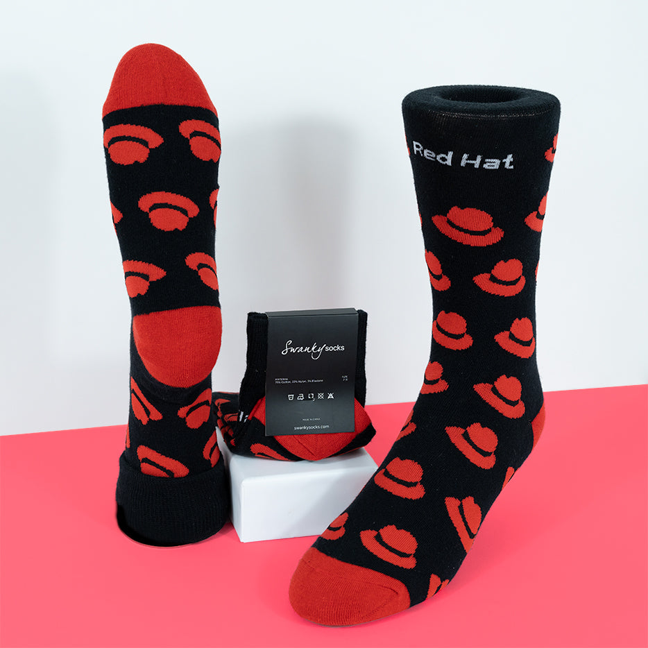Red Hat’s Custom Sock Campaign | Swanky Socks