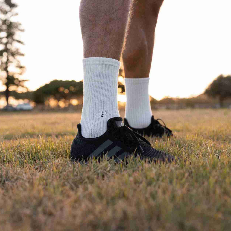 White Socks vs Black Shoes