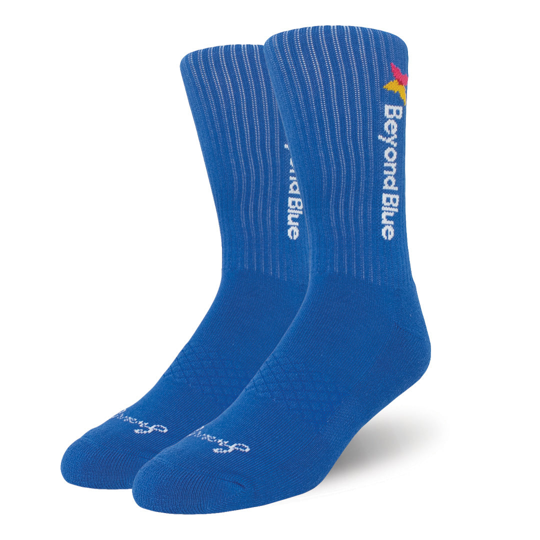 Custom Branded Sports Crew Cotton Socks
