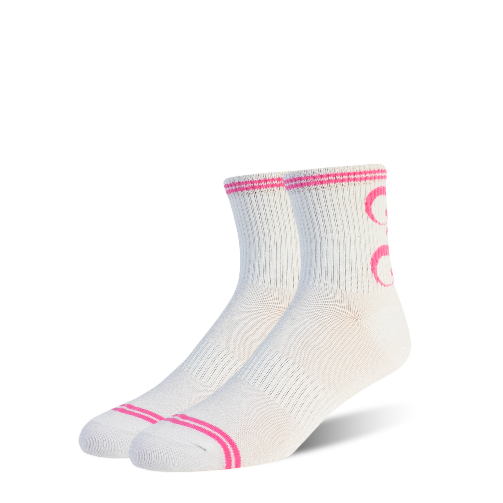 Custom Branded Sports 1/4 Crew Cotton Socks